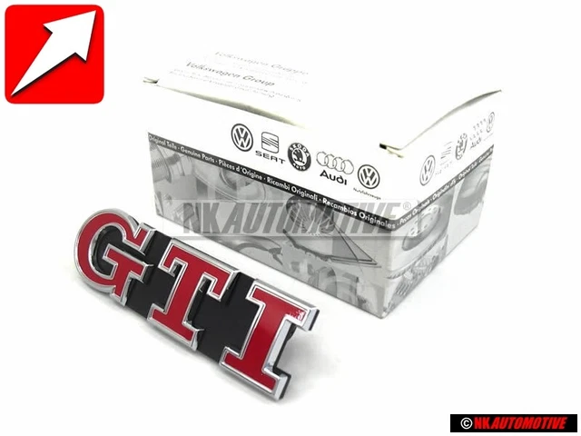 Genuine VW Golf MK7 GTI Front Grill Badge Emblem Chrome Red - 5G0853679P WYR