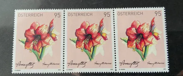 3 Briefmarken Amaryllis, postfrisch - siehe Fotos