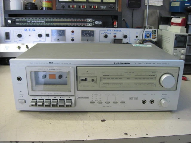 Amplificatore, piastra a cassette da riparare - Audio/Video In vendita