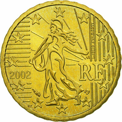 [#582183] France, 10 Euro Cent, 2002, SPL, Laiton, KM:1285