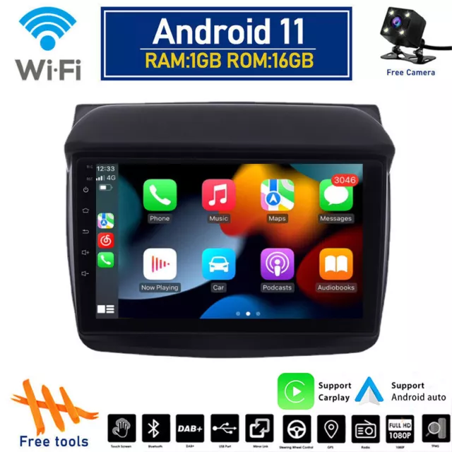 Android Car Radio Carplay Navi FM For Mitsubishi Pajero Sport2 L200 Triton 09-14