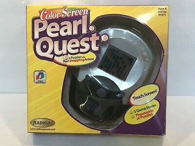 Mattel Pearl Quest Color Touch Screen Handheld Travel Game Radica Games Ages 8+