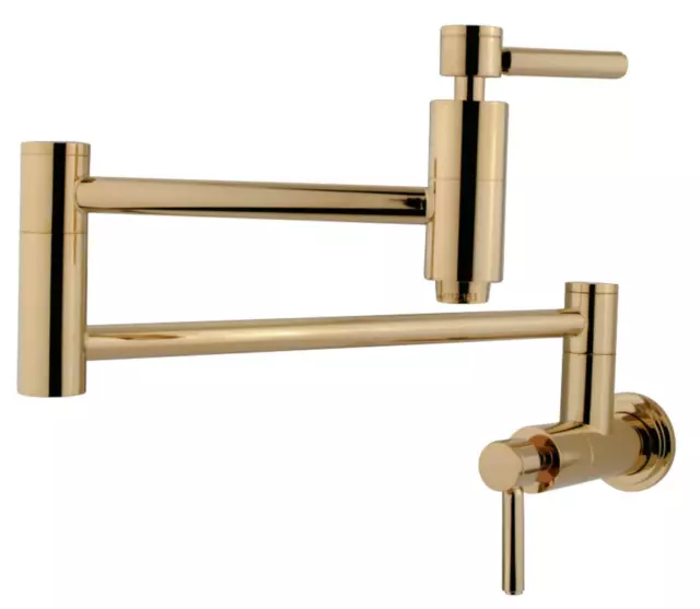 Kingston Brass KS810.DL Concord 3.8 GPM Wall Mounted Double - Brass