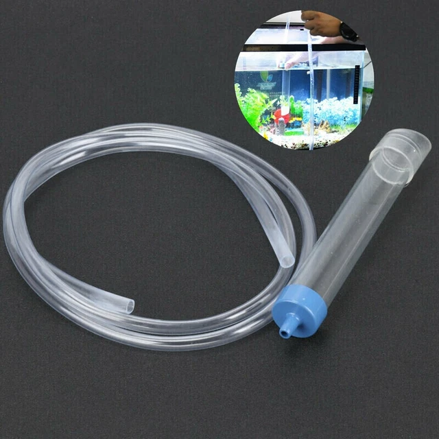 AQUARIUM FISH TANK Water Changer Tool Kit Gravel Vacuum Pump Cleaner ...