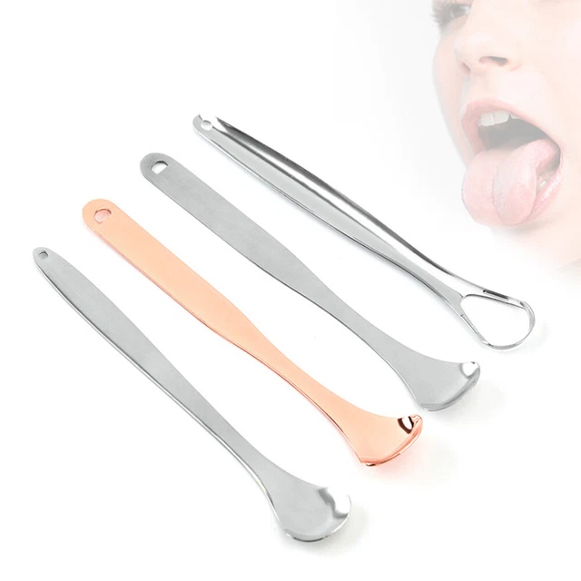 4 piezas M herramienta de limpieza de lengua de bebé raspador adultos niños herramientas