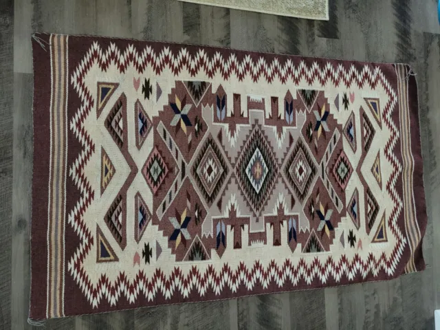 Navajo Indian rug, Teec Nos Pos design, larger size