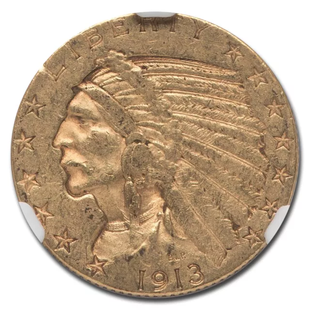 1913-S $5 Indian Gold Half Eagle XF-45 NGC