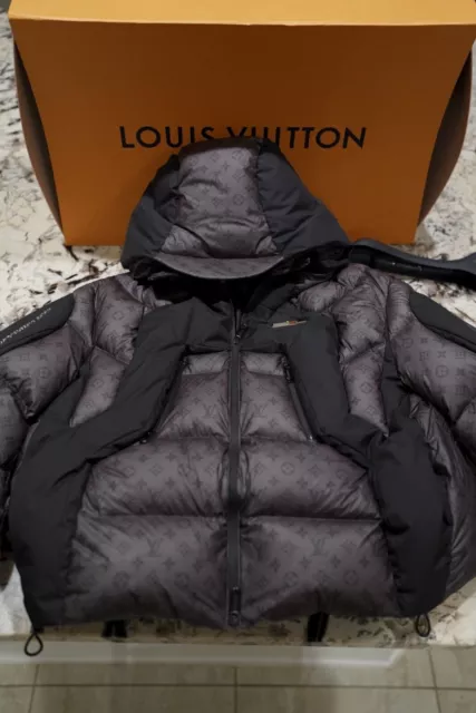 Louis Vuitton, Jackets & Coats, Louis Vuitton X Nigo Monogram Crazy Denim  Workwear Jacket By Virgil Abloh 48