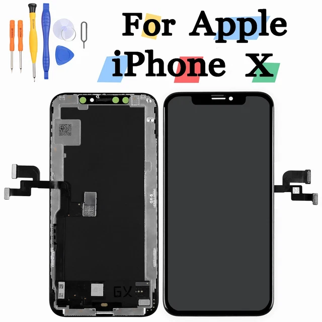 For iPhone X 5.8" LCD Display Touch Screen Digitizer Assembly Replacement Black