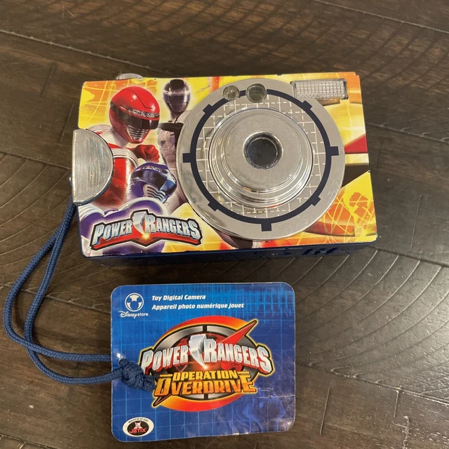 POWER RANGERS OPERATION Overdrive toy camera with Tags Working 4.18