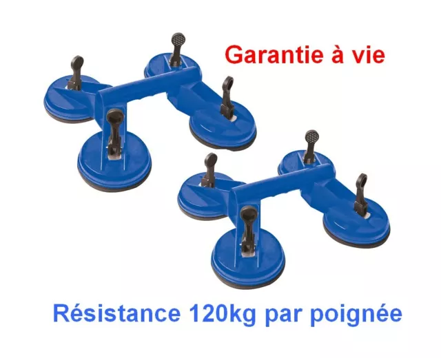 2PCS VERRE VENTOUSE Lifter Robuste Double Tasses Extracteur De Porte-verre  EUR 67,43 - PicClick FR
