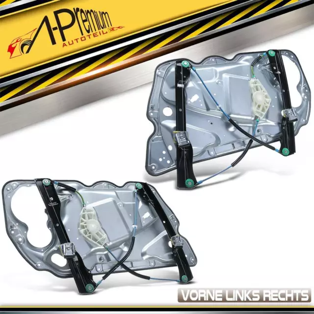 2x Alzacristalli Con Piastra Base Anteriore Sinistro Destro per VW Passat Varian