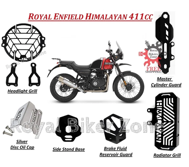 Panneau Latéral Droit Noir Pour Royal Enfield Himalayan 411 BS6 - Réf. RAV00805/B, Neuf, Fabrication Inde