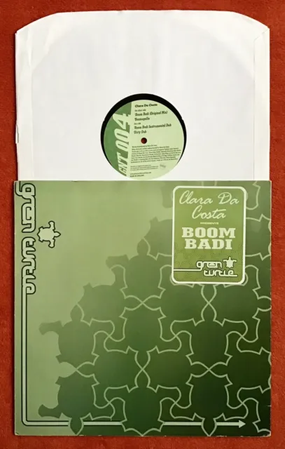 CLARA DA COSTA "BOOM BADI" 12" Single x4 Mixes (IBIZA RESIDENT DJ) GREEN TURTLE