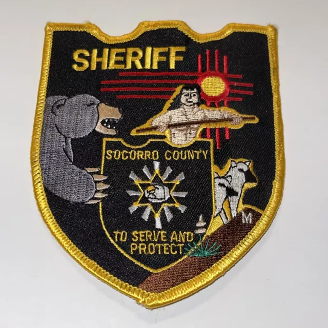 Socorro County New Mexico Sheriff Shoulder Patch Obsolete Police