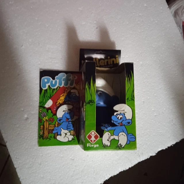 Pupazzo Furga con scatola e molla . PUFFO