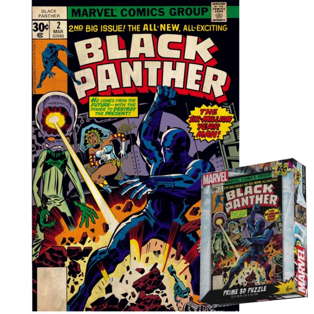 Black Panther #2 3D Lenticular 300pc Jigsaw Puzzle Multi-Color