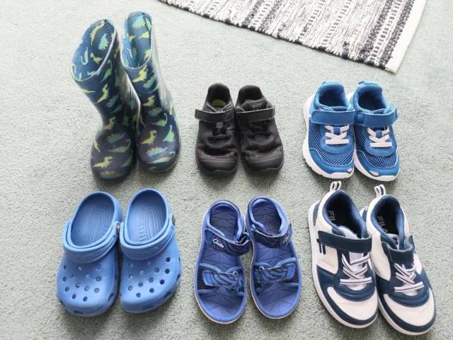 Bundle Toddler Boys Shoes*size 7.5uk*8uk*8.5uk*Clarks*Nike*Crocs*trainers*sandal