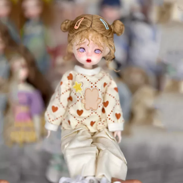 1/6 Moveable Jointed Dolls 30cm Lovely BJD Doll with Full Set Clothes Outfits
