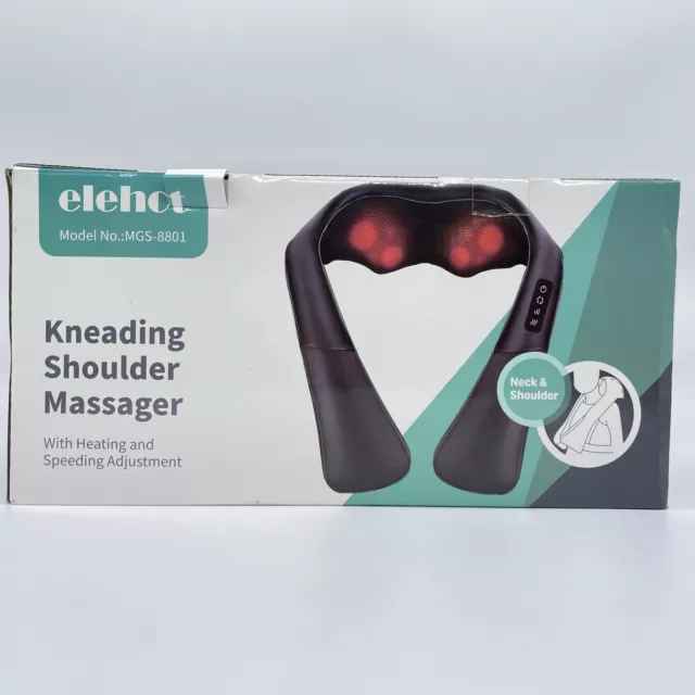 Massagegerät Shiatsu 4D Nackenmassagegerät für Schulter Rücken Beine mit Gürtel