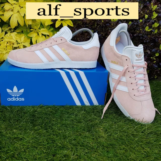BNWB & Genuine Adidas Originals ® Gazelle Vapour Pink Suede Trainers UK Size 10