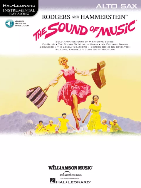 The Sound of Music for Alto Sax Solo Sheet Music Saxophone Play-Along Book Audio