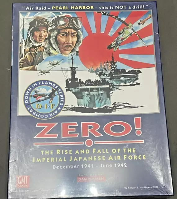 GMT Games - ZERO: Rise & Fall of the Japanese Air Force - 2001 FACTORY SEALED