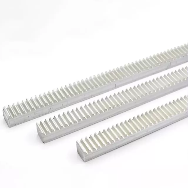 Aluminum Gear Rack 1/1.5/2 Mod Spur Gear Rack L 500/1000mm For CNC Linear Motion