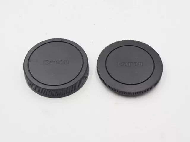 Genuine Canon EOS M body cap & rear lens cap