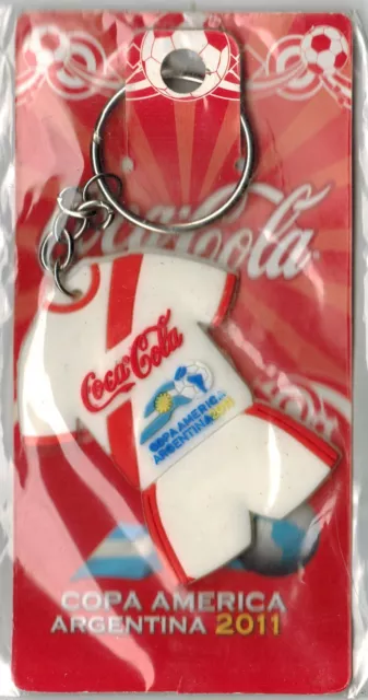 Peru Keychain Coca Cola Copa America Argentina 2011 Peru Team