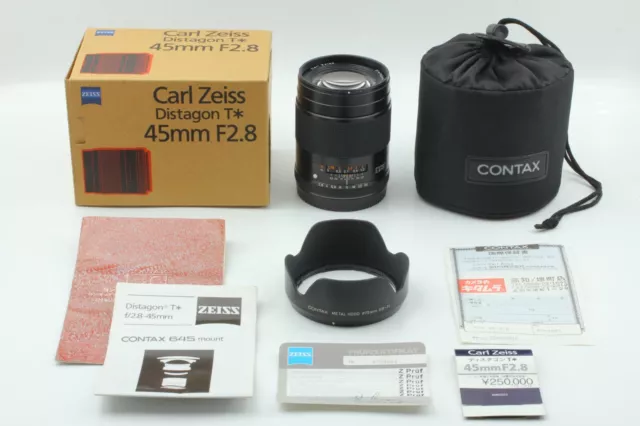 [NEAR MINT IN BOX] Contax Carl Zeiss Distagon T* 45mm f/2.8 Lens for 645 Japan