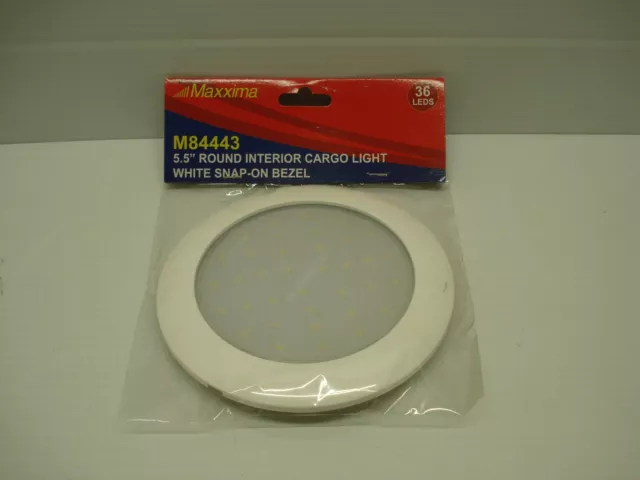 Maxxima M84443 5.5" 36 LED Round Interior Dome Work Cargo Light NEW IN PACKAGE