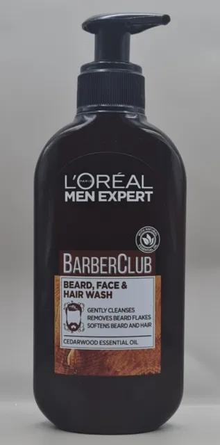 L'Oréal Men Expert Barber Club Beard, Face & Hair Wash 200ml