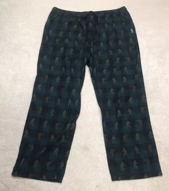 Eddie Bauer Pajama Pants Mens 2XL XXL Plaid Sasquatch Heavyweight