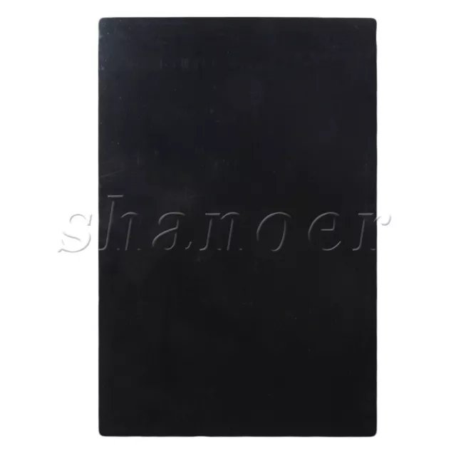 29cm x 43cm Blank Guitar Bass Pickguard Material Scratch Plate Sheet 3 Ply Black