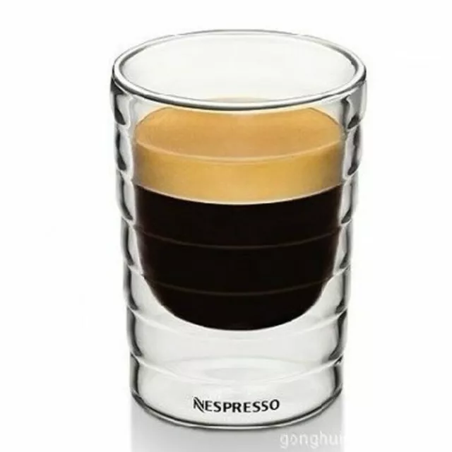 Espresso Glass Cups Coffee Cup Clear New Double Wall Nespresso Mug Large Small