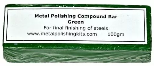 Metal Polishing Compound Bars Blue Brown Green White Black Rouge Pink +/- 100gms