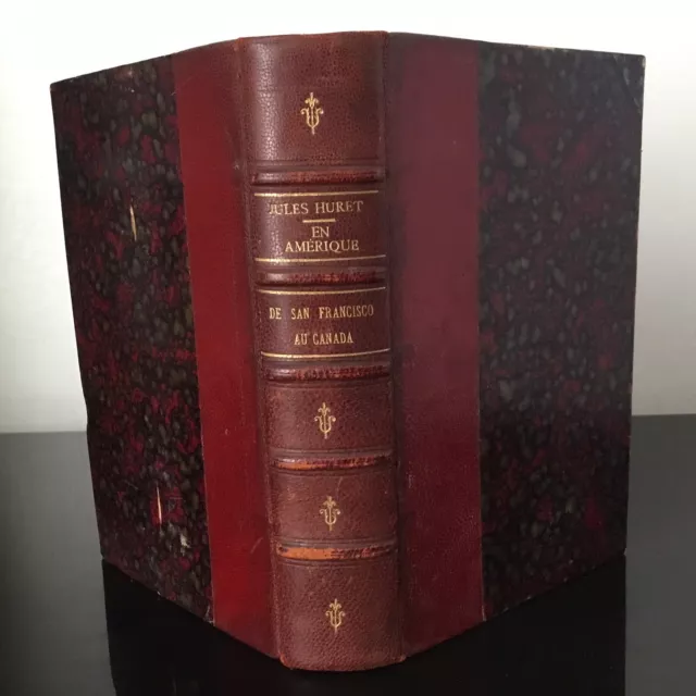 Livre 1909 Jean Huret En Amérique de San Francisco au Canada Iroquois Mormons