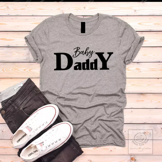 Baby Daddy T-shirt, Gifts For Husband, Husband and Wife, Baby Announcement Shirt