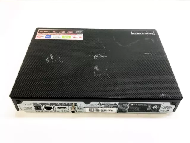 LG DVD/3D BluRay Disc Player with WiFi Streaming Support BP550 USED 2