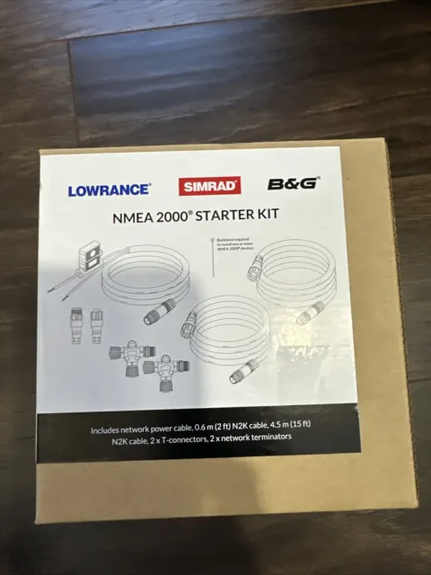 LOWRANCE NMEAA 2000 Network Starter Kit 124-69. BNIB. Best Deal