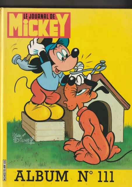Album reliure JOURNAL de MICKEY n°111 - 1984 - BD - Disney. Hebdomadaires reliés