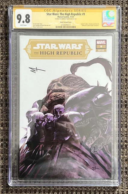 Star Wars The High Republic #9 CGC 9.8 - Signed by Marco Turini - Turini Variant