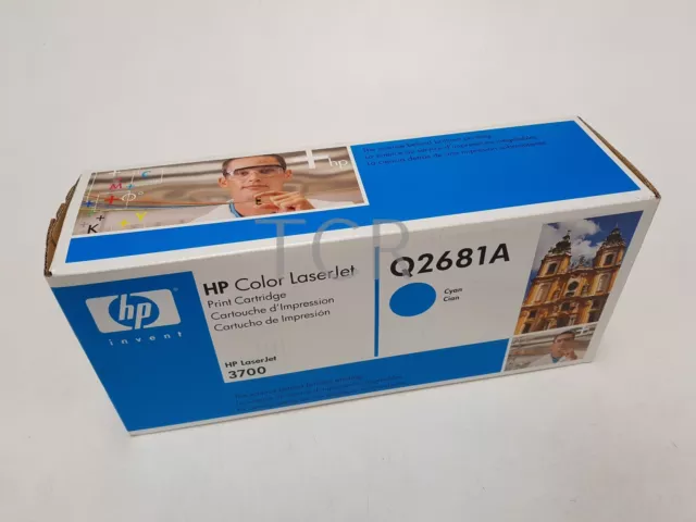 Genuine HP Q2681A Cyan Toner Cartridge LaseJet 3700