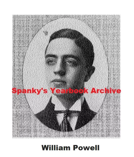 1910 H.S. Annuaire acteur WILLIAM POWELL ~ The Thin Man ~ CASEY STENGEL ~ Yankees