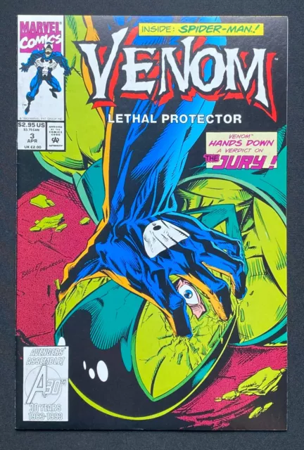 Venom Lethal Protector #3 Marvel Comics 1993 Spider-Man Appearance