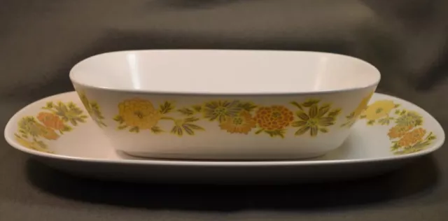 Noritake Progression 9003 SUNNY SIDE Serving Platter & Serving Bowl