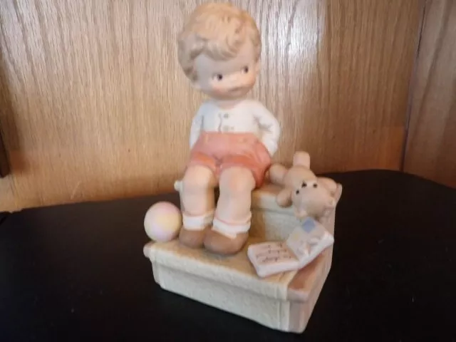 1988 Enesco Memories Of Yesterday "Waiting For Santa" 114995 Lucie Attwell