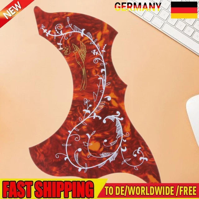 Akustische Gitarre schlagbrett Pick Dickquard selbstklebend Zelluloid vorne Schu