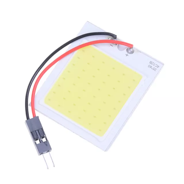 48 smd cob led 3w 12v white light car interior panel lights dome lamp buFM